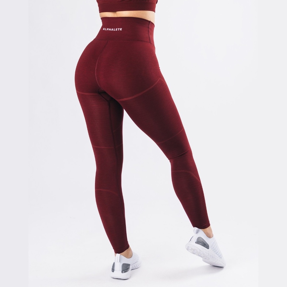 Alphalete OG Revival Leggings - Garnet Red